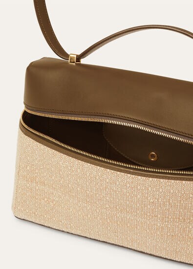 EXTRA BAG L27 LOTUS FLOWER ROUNDED LEATHER