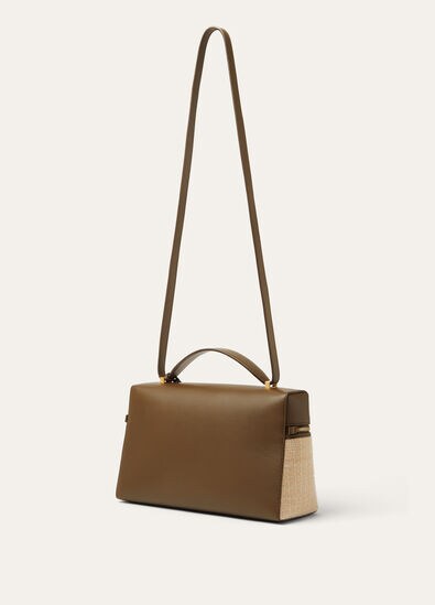 EXTRA BAG L27 LOTUS FLOWER ROUNDED LEATHER