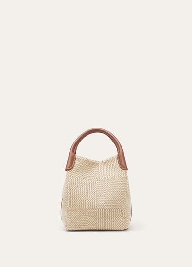 BALE SMALL RUSTIC COTTON/ROUNDED LEATHER LS