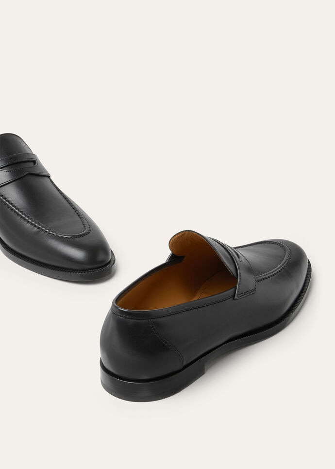 【Loro Piana】セルジオ ローファー セルジオ ローファー カーフ ブラック | ロロ・ピアーナ JP