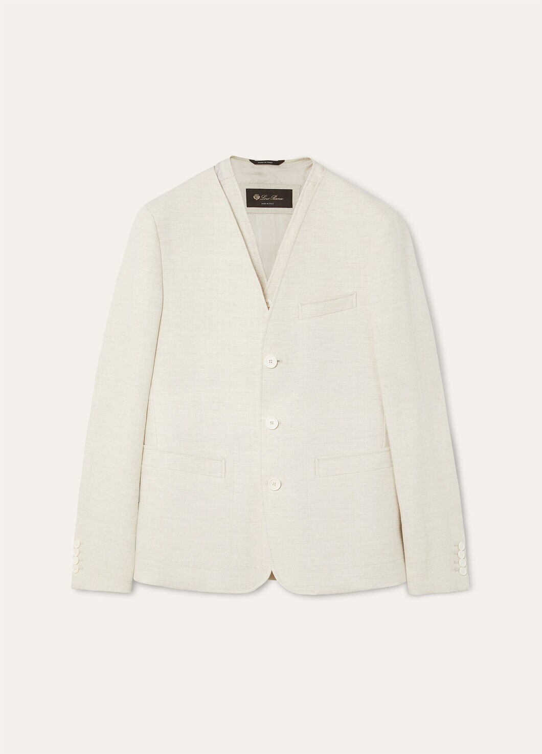EDUARD SB JACKET TEXTURED COTTON LINEN