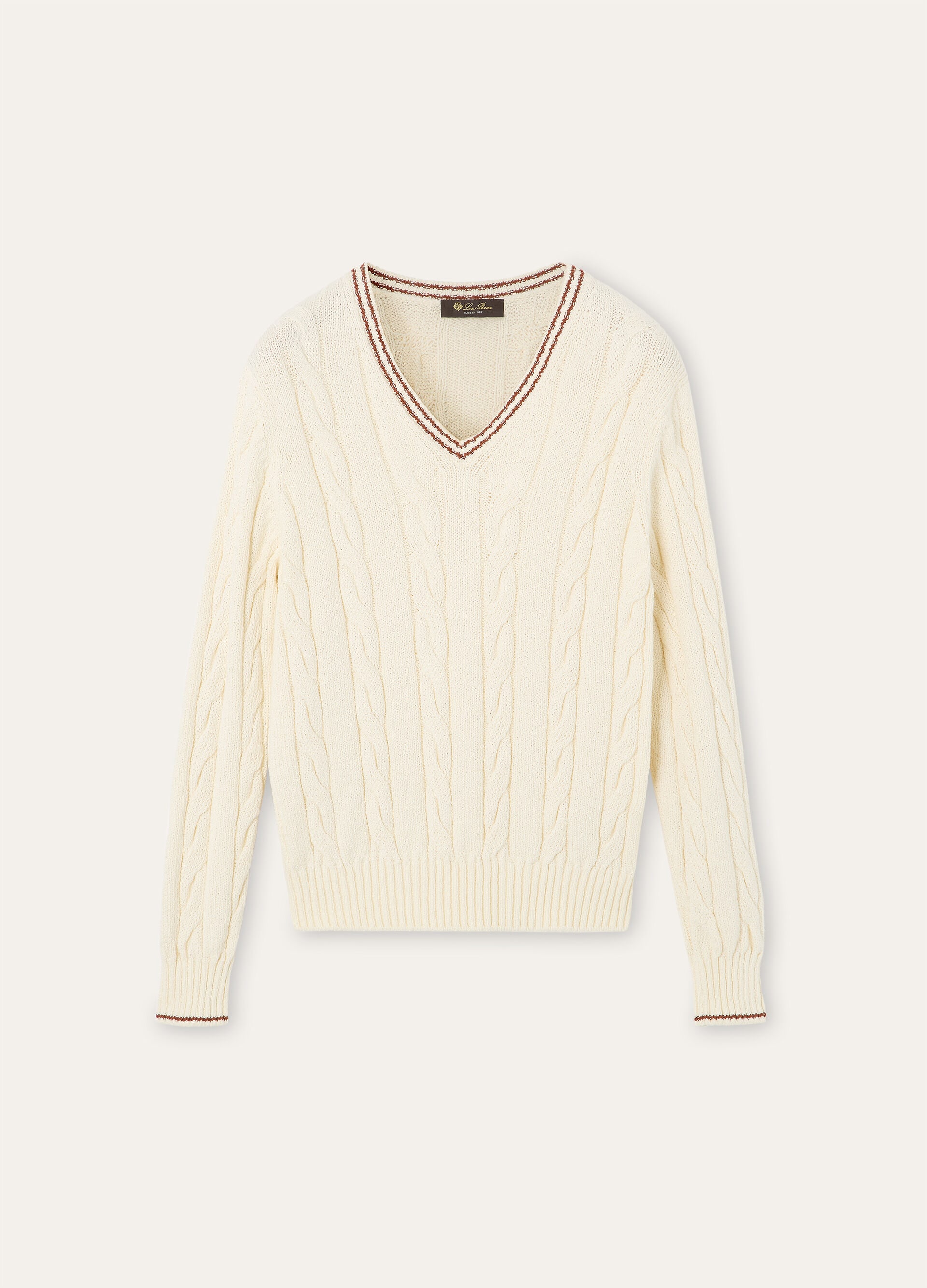 AUGUSTA V NECK SWEATER COTTON GG 5