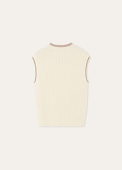 AUGUSTA VEST SWEATER COTTON GG 5
