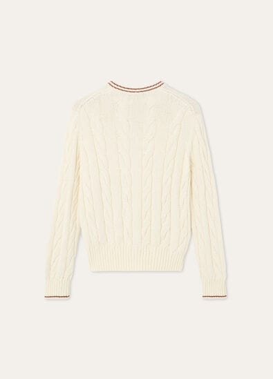 AUGUSTA V NECK SWEATER COTTON GG 5