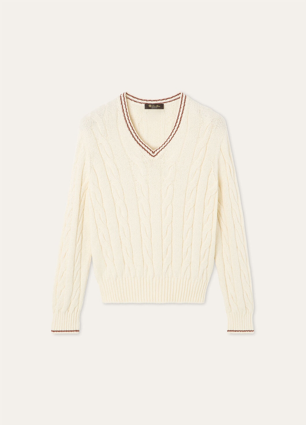 AUGUSTA V NECK SWEATER COTTON GG 5