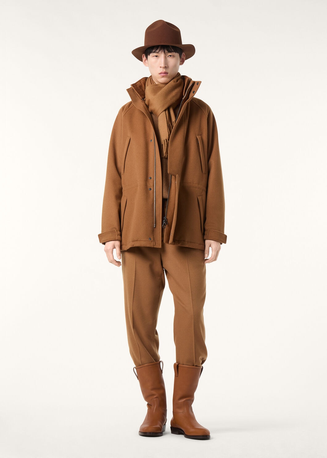 LORO PIANA ICER FIELD JACKET VICUNA STORM