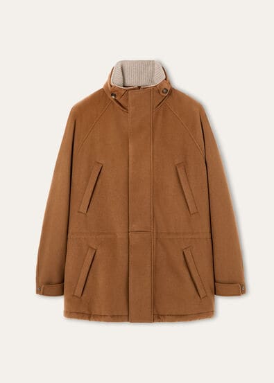 LORO PIANA ICER FIELD JACKET VICUNA STORM