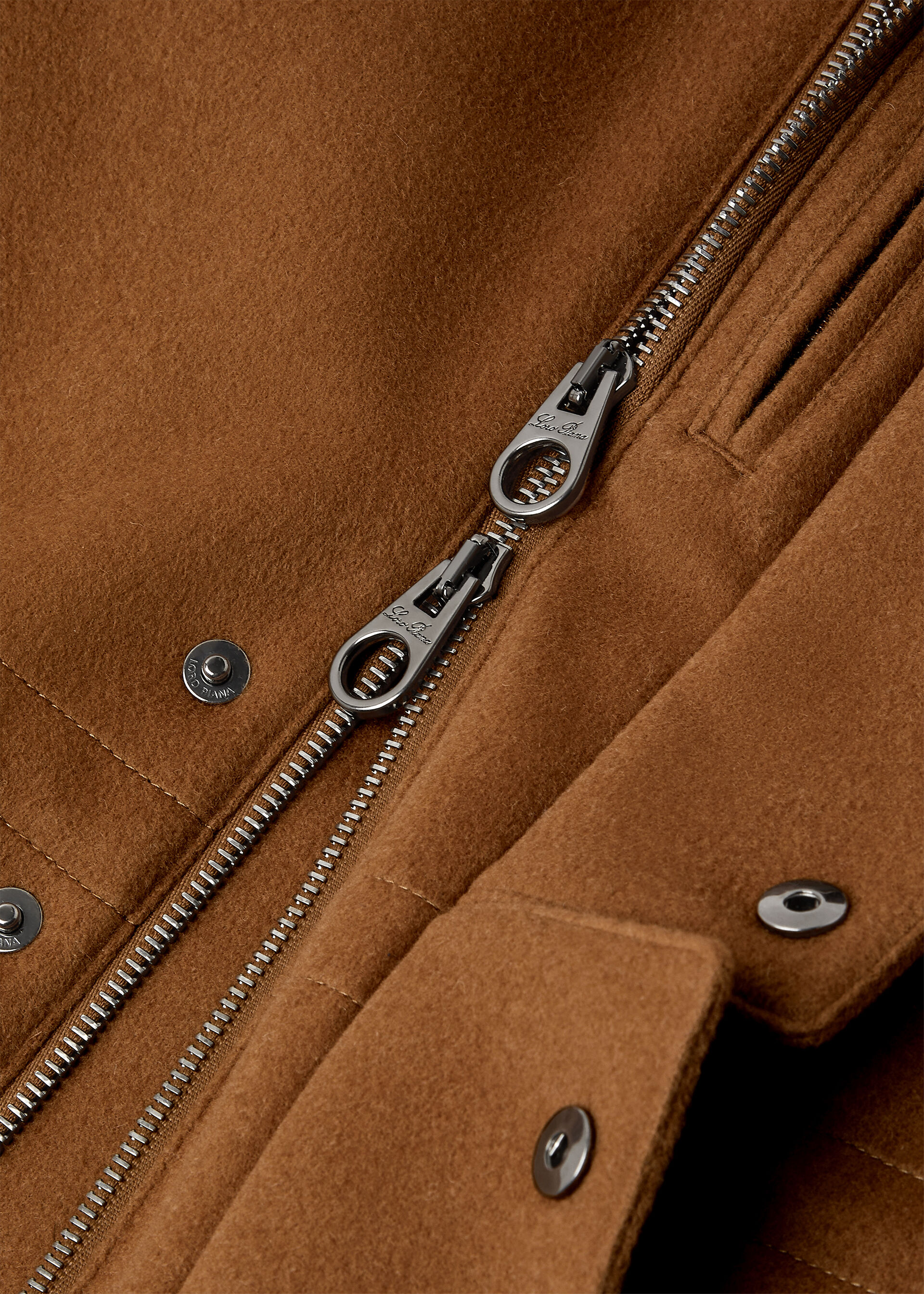 LORO PIANA ICER FIELD JACKET VICUNA STORM