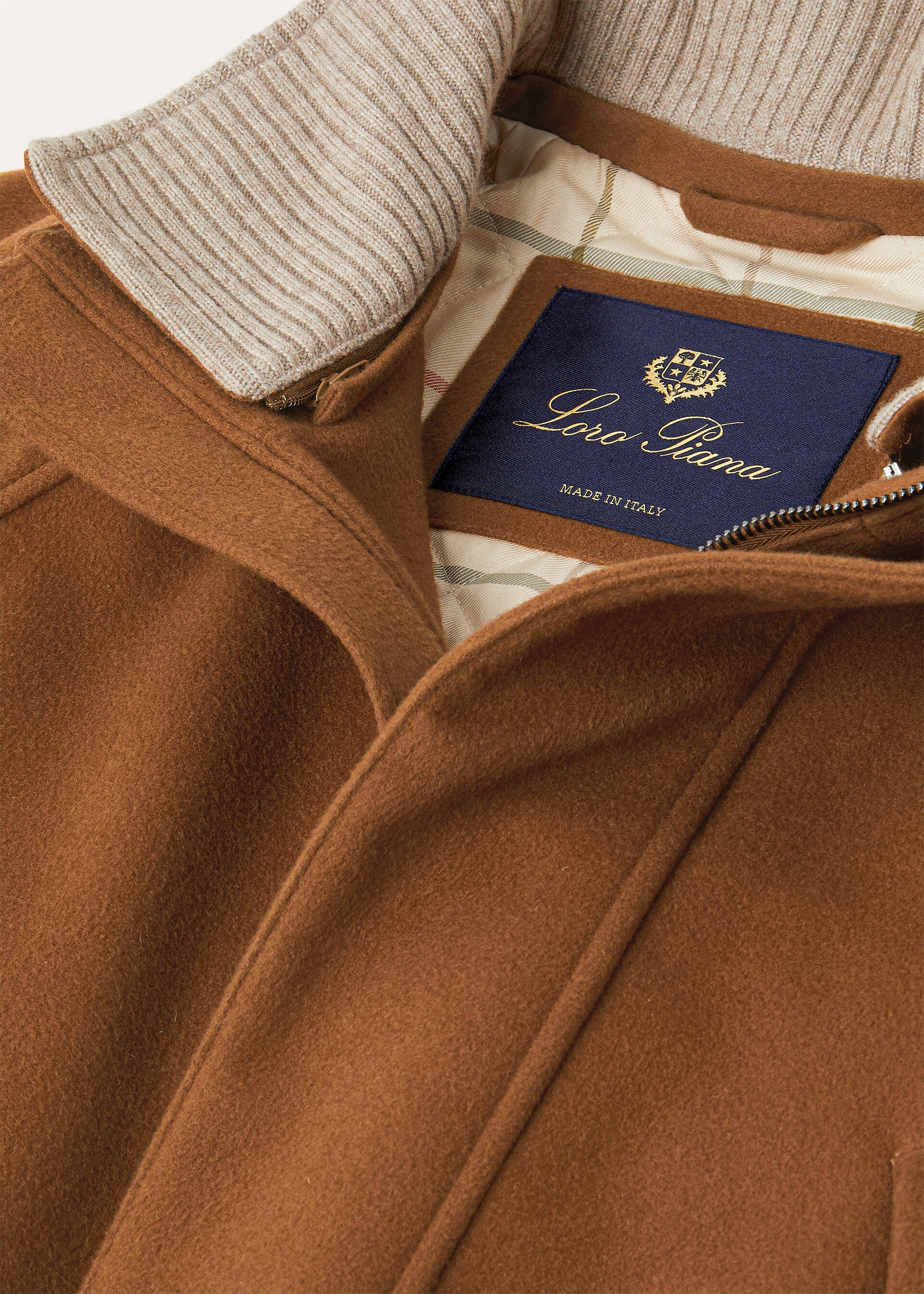 LORO PIANA ICER FIELD JACKET VICUNA STORM