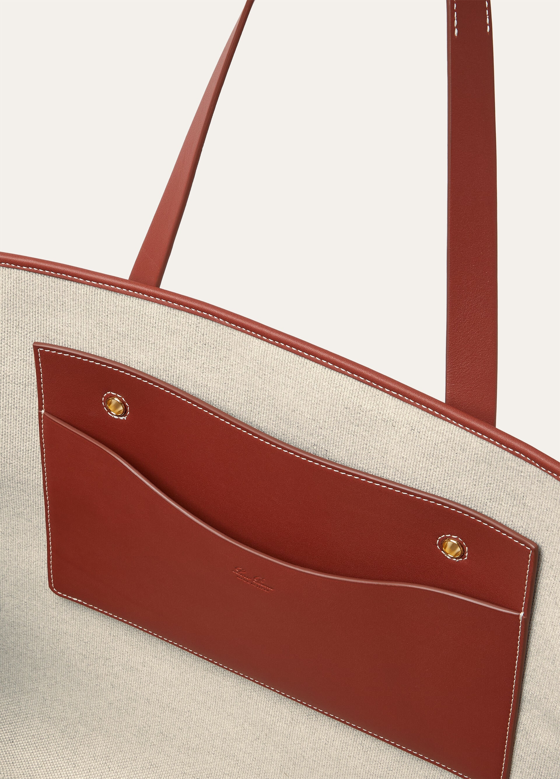 LAGUNA SHOPPER PUNT RASAT PRINT ON CNVS/RND LTR