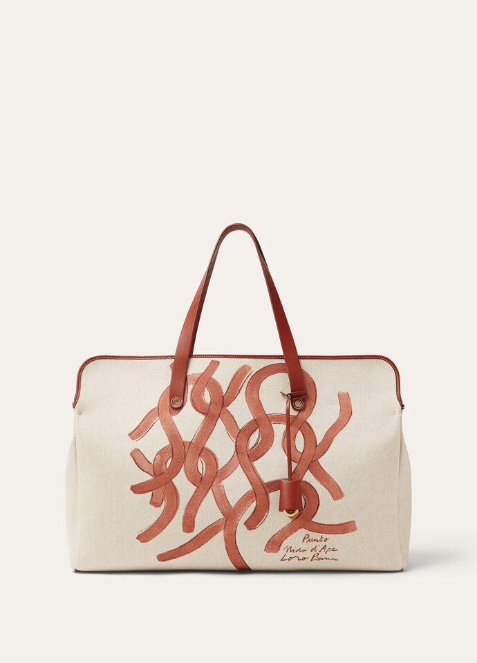 LAGUNA SHOPPER PUNT RASAT PRINT ON CNVS/RND LTR_FAP5680_F6YB_NR_2