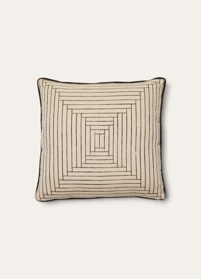 LORO PIANA LABYRINTH CUSHION CASH