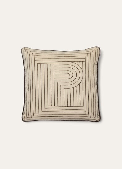 LORO PIANA LABYRINTH CUSHION CASH