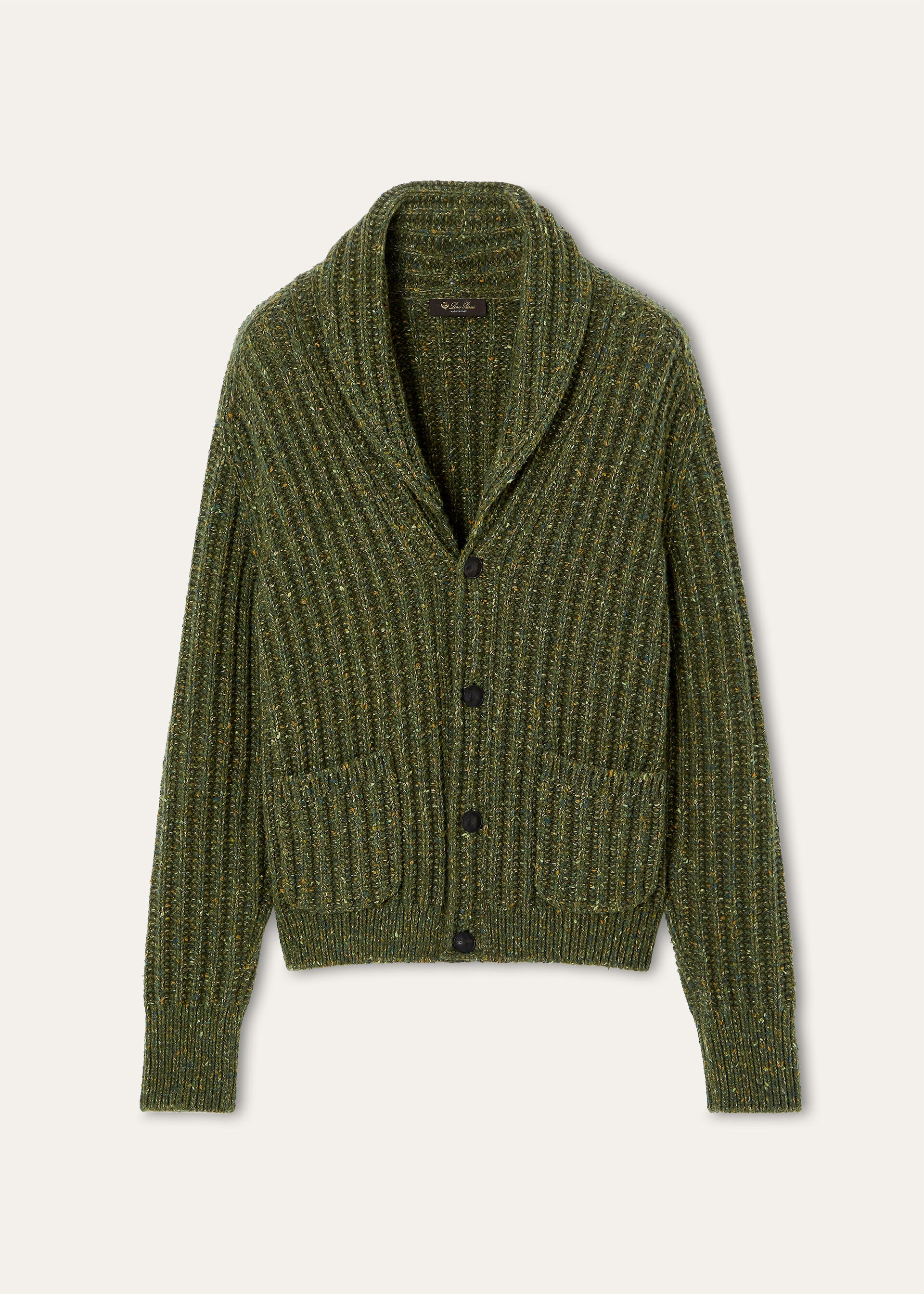 BRAEMAR CARDIGAN SWEATER CASH LINEN GG 3
