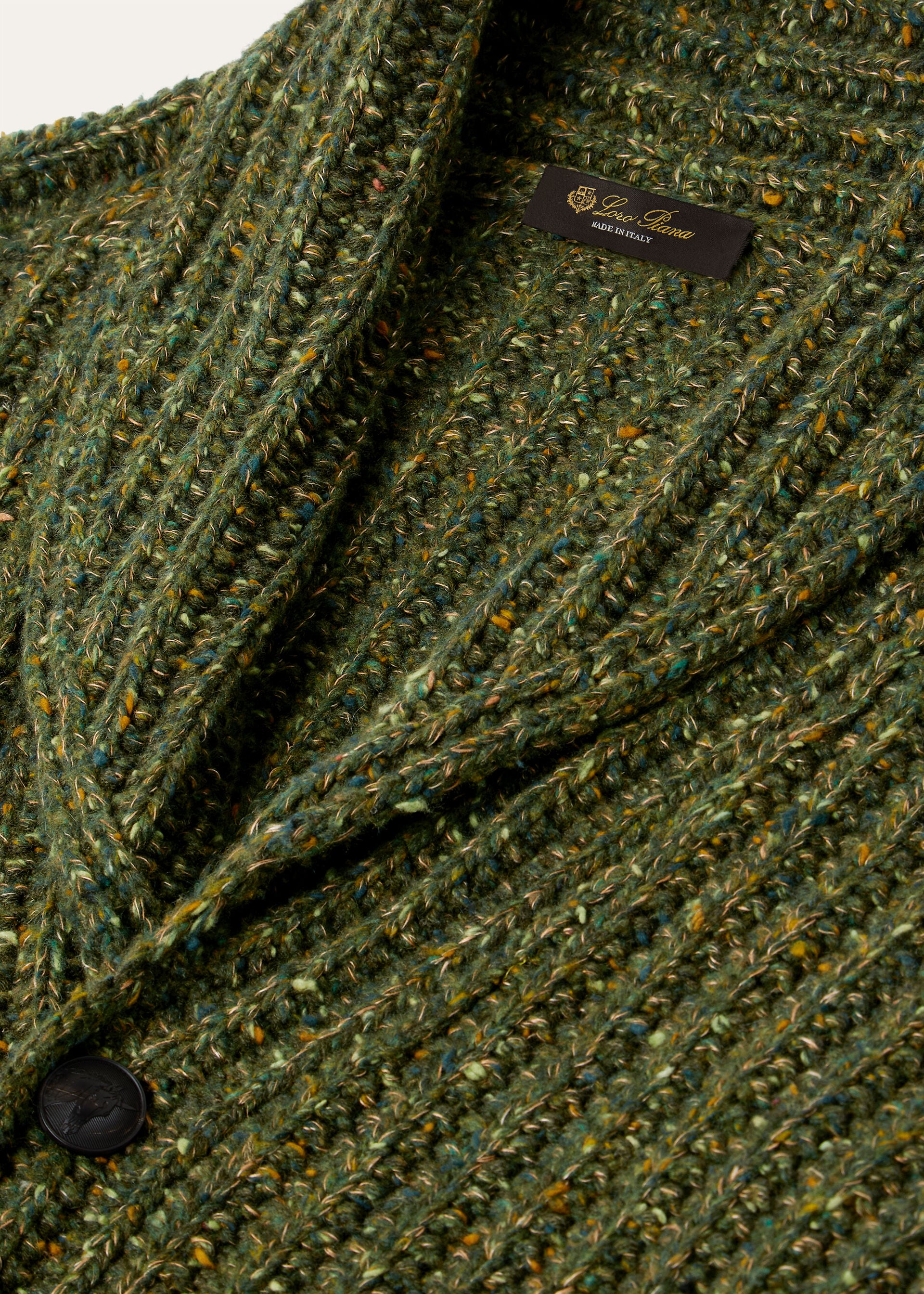 BRAEMAR CARDIGAN SWEATER CASH LINEN GG 3