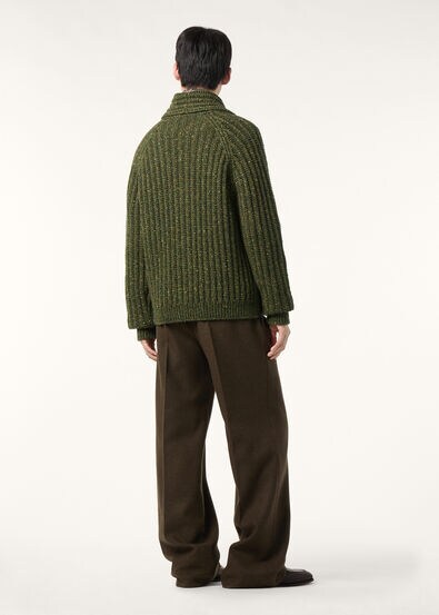 BRAEMAR CARDIGAN SWEATER CASH LINEN GG 3