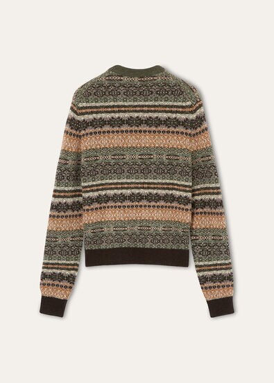 SPEYSIDE CREWNECK SWEATER CASH WOOL GG 5