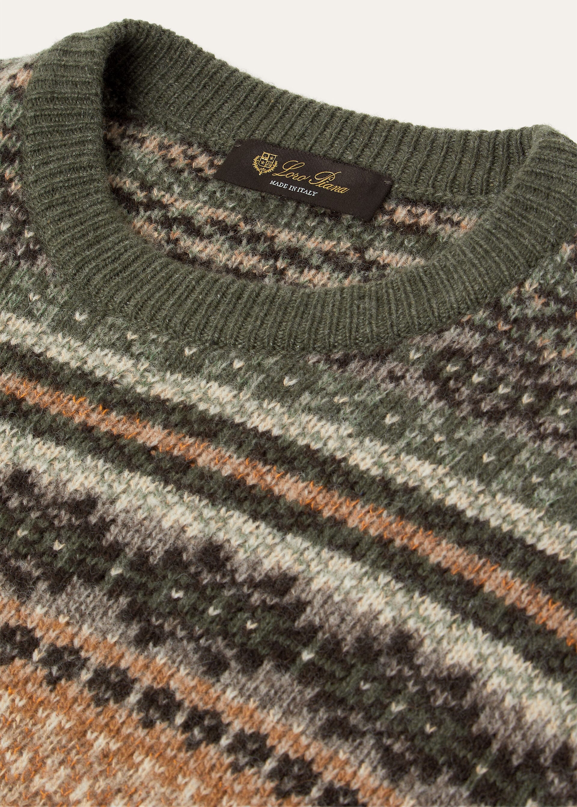 SPEYSIDE CREWNECK SWEATER CASH WOOL GG 5
