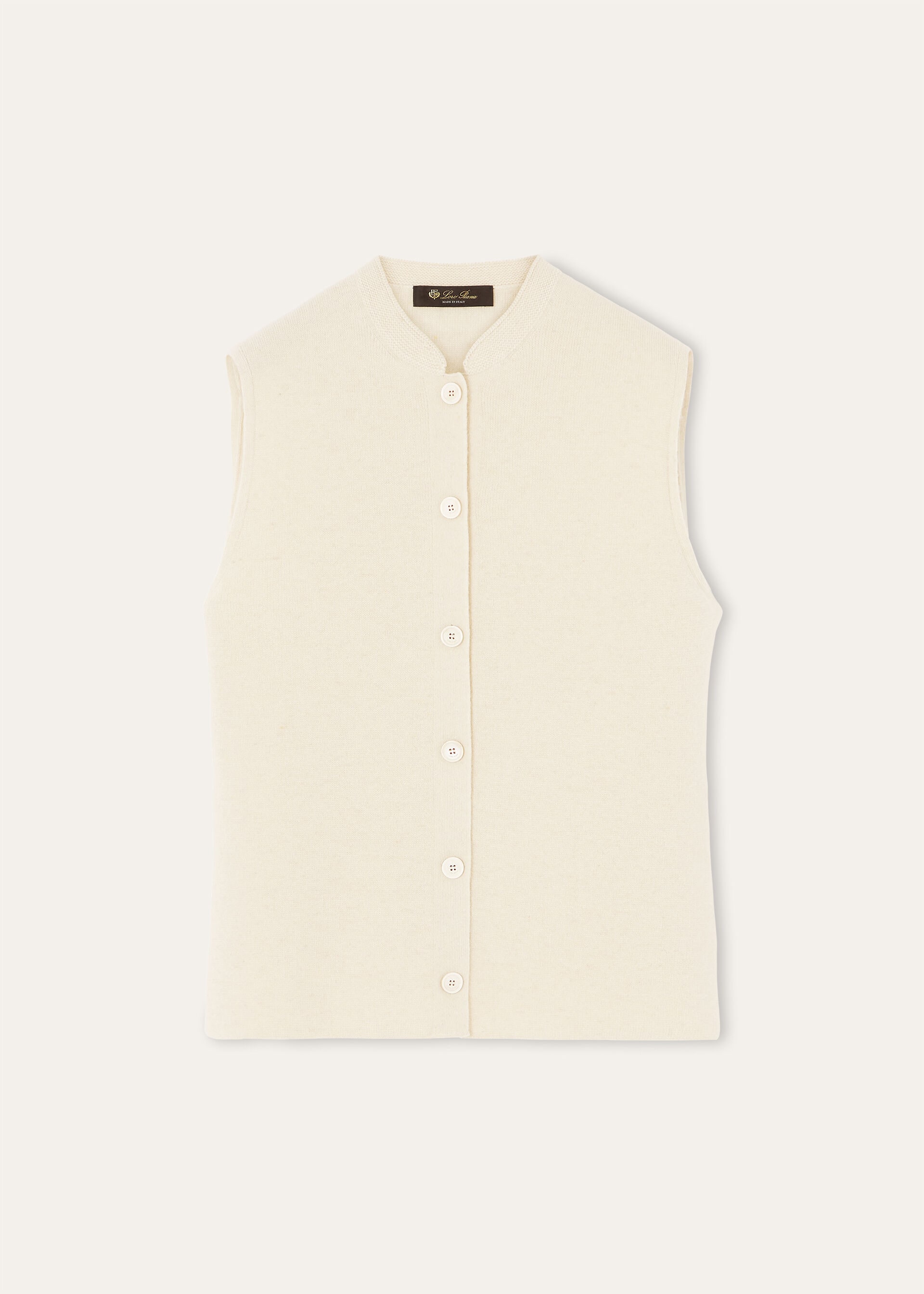 LORO FITTED VEST RECYCLED CASH GG 7