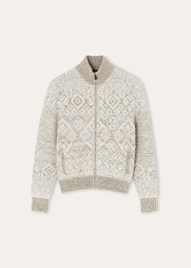 PAROO BOMBER SWEATER CASH SILK GG 3