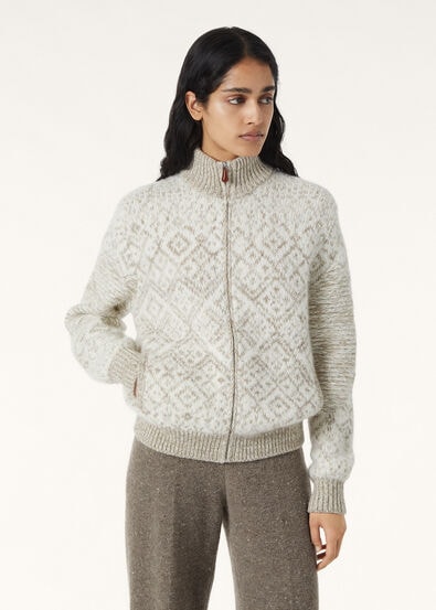 PAROO BOMBER SWEATER CASH SILK GG 3