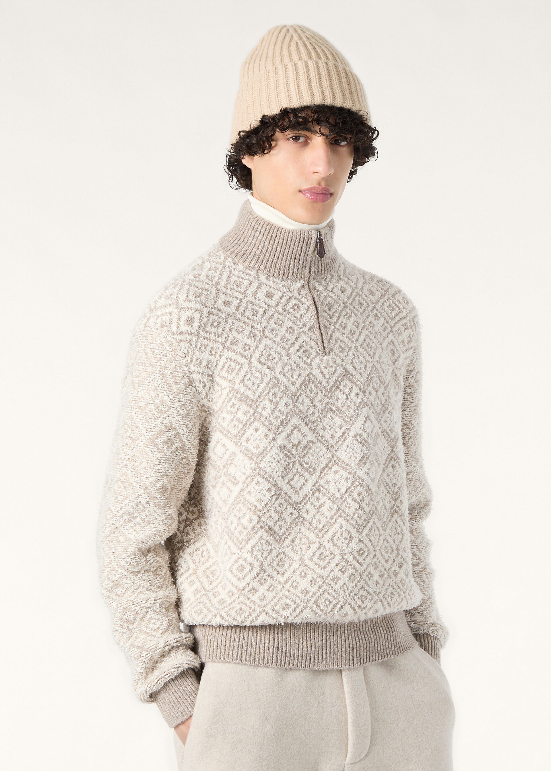 PAROO HALFNECK SWEATER CASH COTTON GG 5