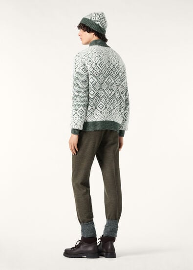 PAROO BOMBER SWEATER CASH SILK GG 3