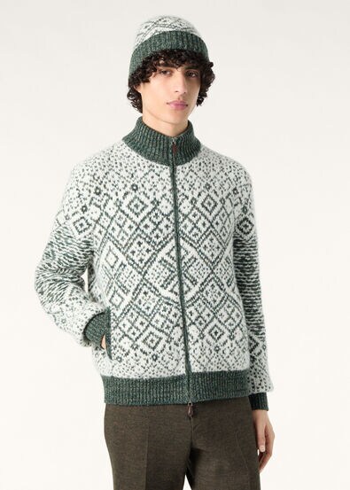 PAROO BOMBER SWEATER CASH SILK GG 3