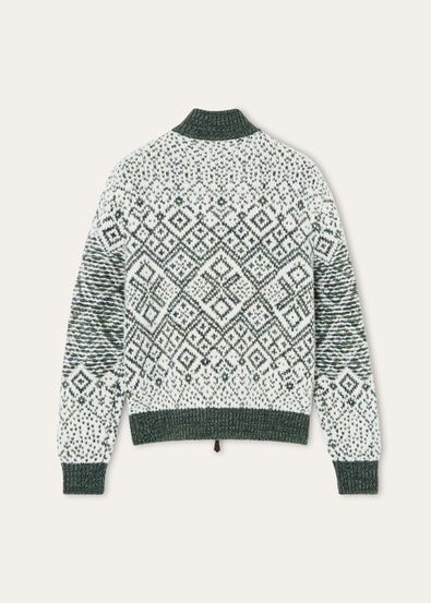 PAROO BOMBER SWEATER CASH SILK GG 3