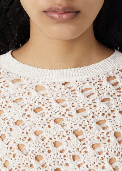 AIDA CREWNECK SWEATER SILK COTTON GG 2.5