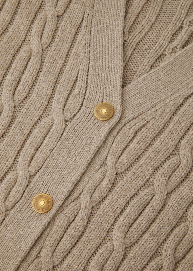 NAPIER FIREFLY CARDIGAN SWEATER CASH BLEND GG 5