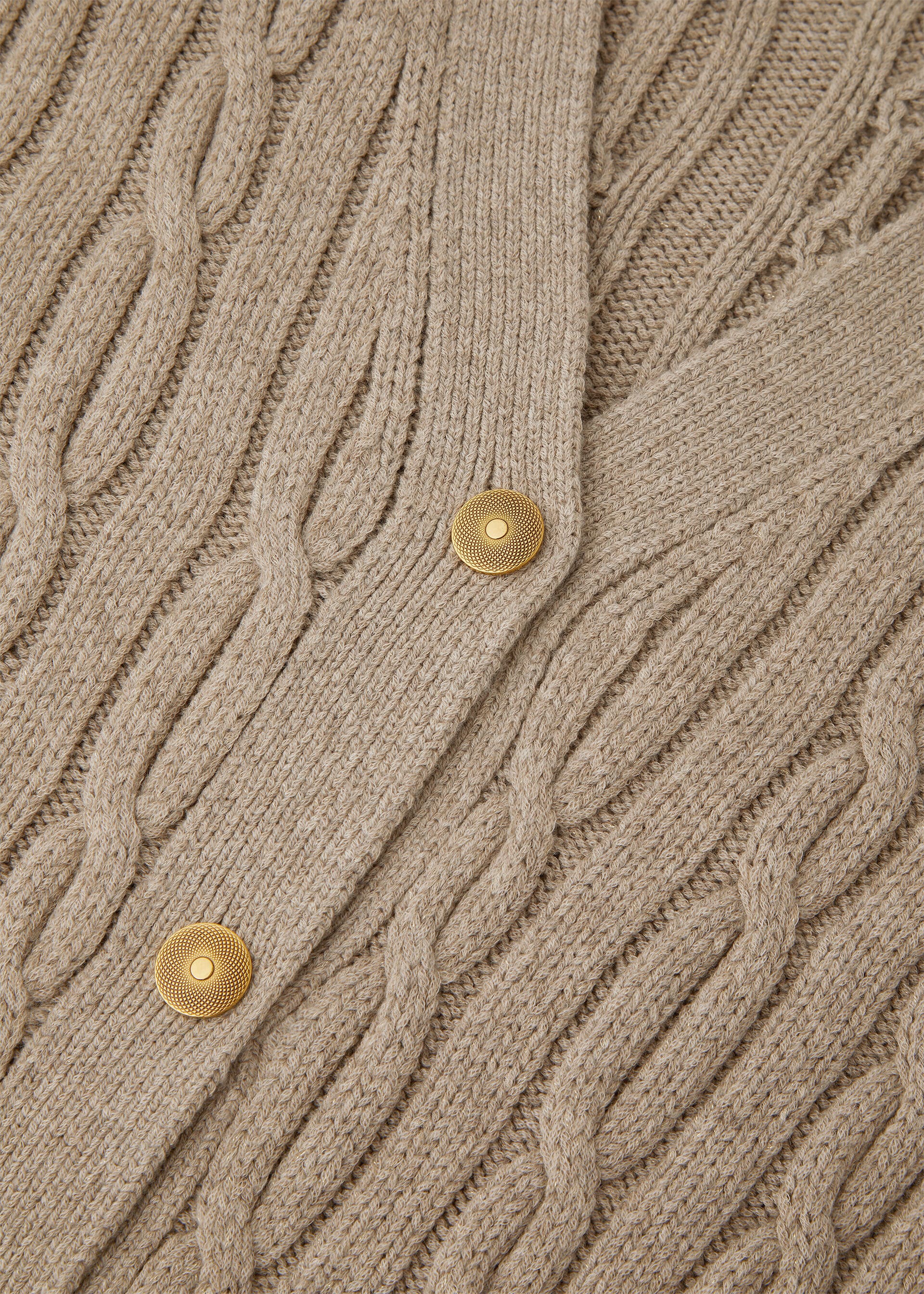 NAPIER FIREFLY CARDIGAN SWEATER CASH BLEND GG 5