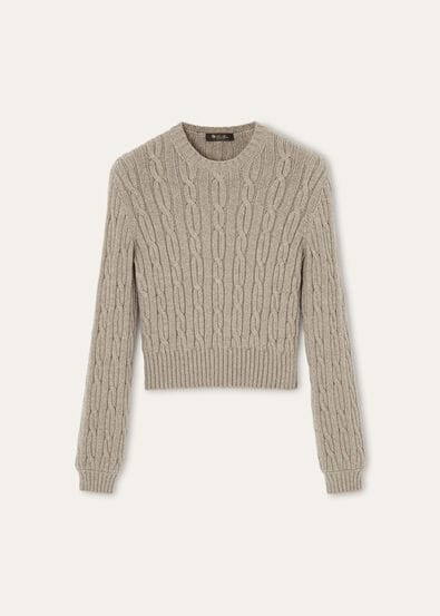 NAPIER FIREFLY CREWNECK SWEATER CASH BLEND GG 5
