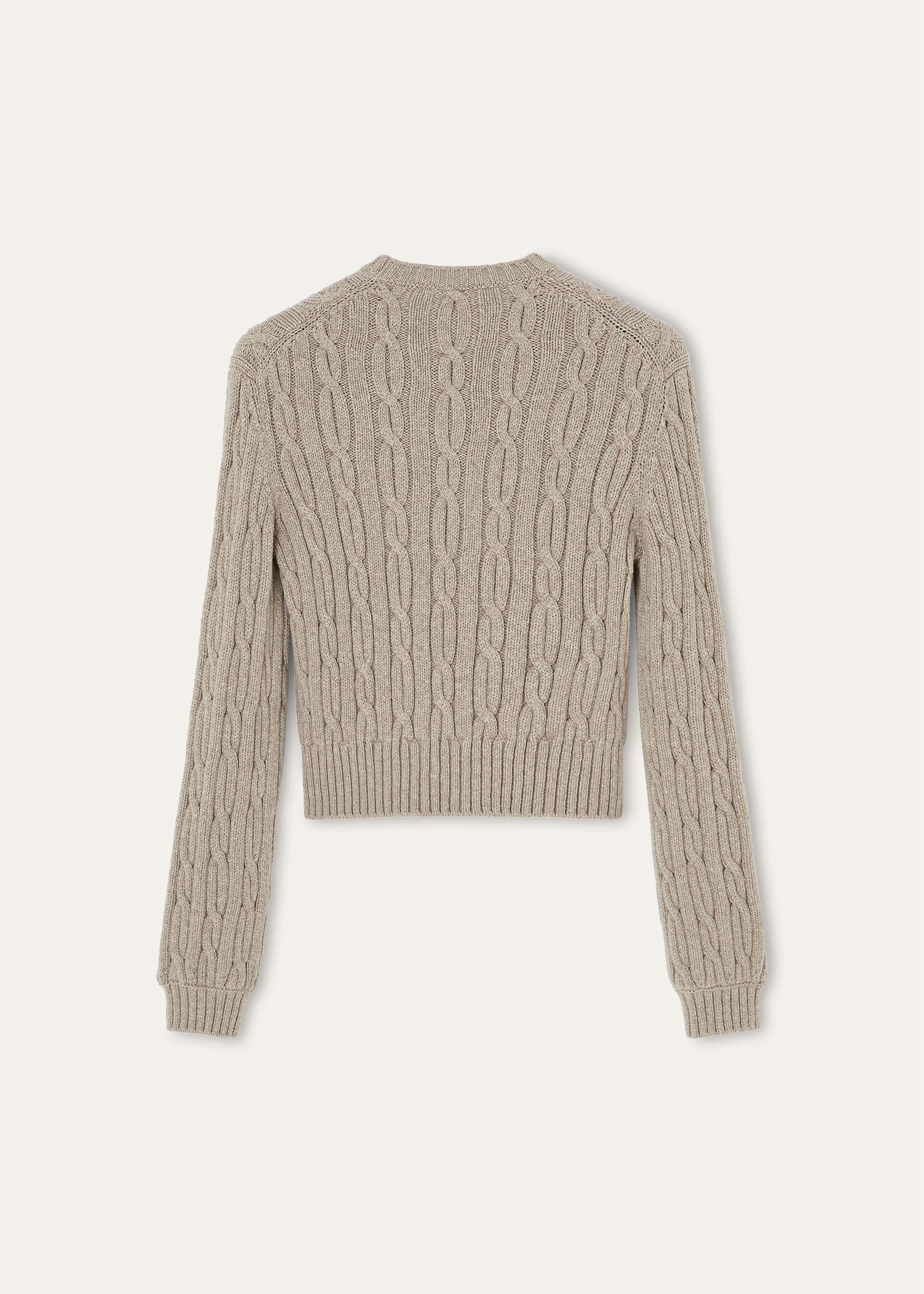 NAPIER FIREFLY CREWNECK SWEATER CASH BLEND GG 5