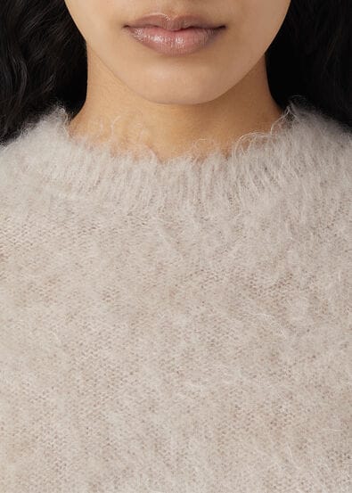 CHERRY HILL CREWNECK SWEATER MOHAIR CASH GG 5