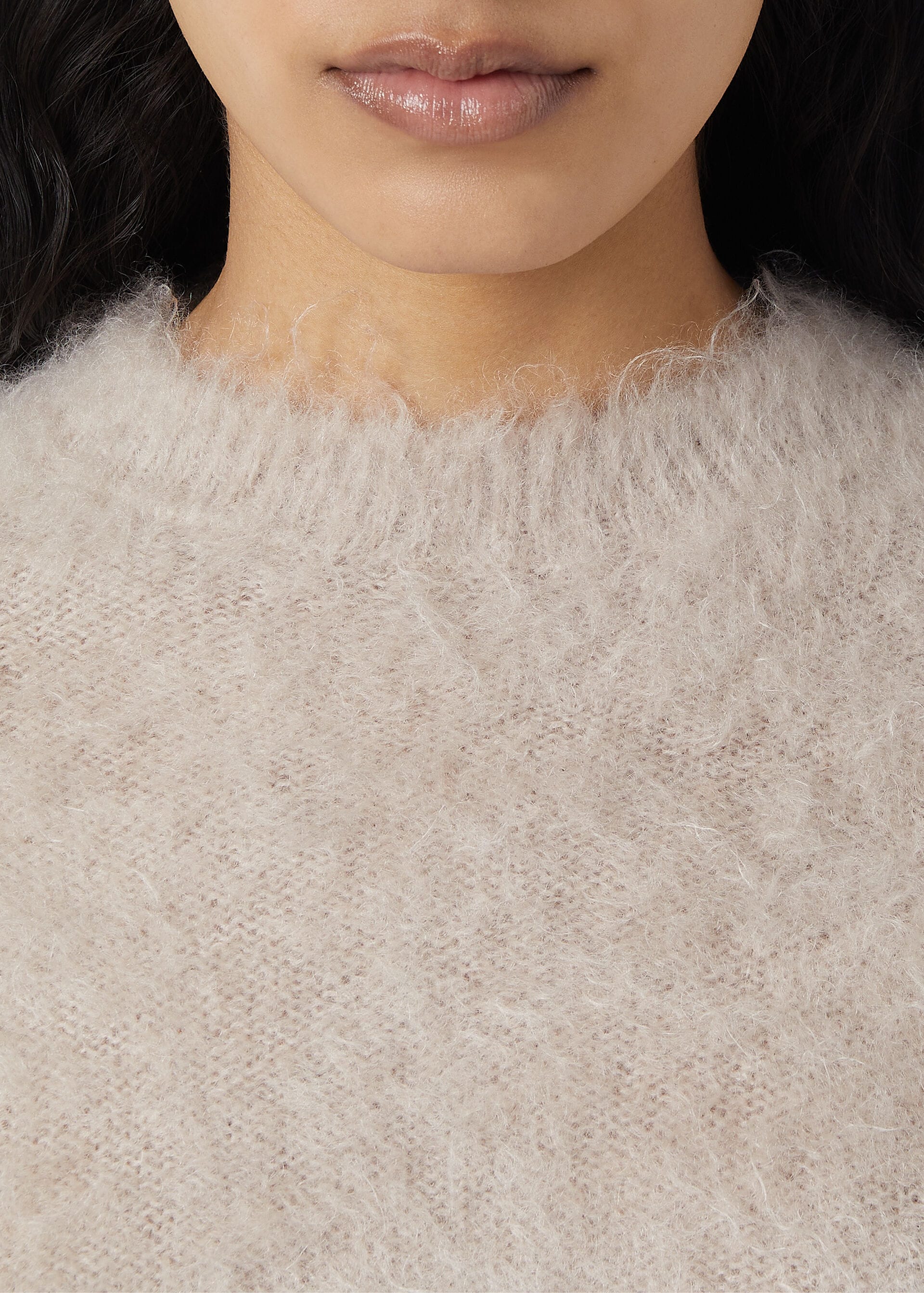 CHERRY HILL CREWNECK SWEATER MOHAIR CASH GG 5