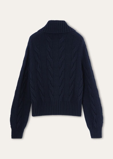 NAPIER HALF NECK SWEATER BABY CASH GG 5
