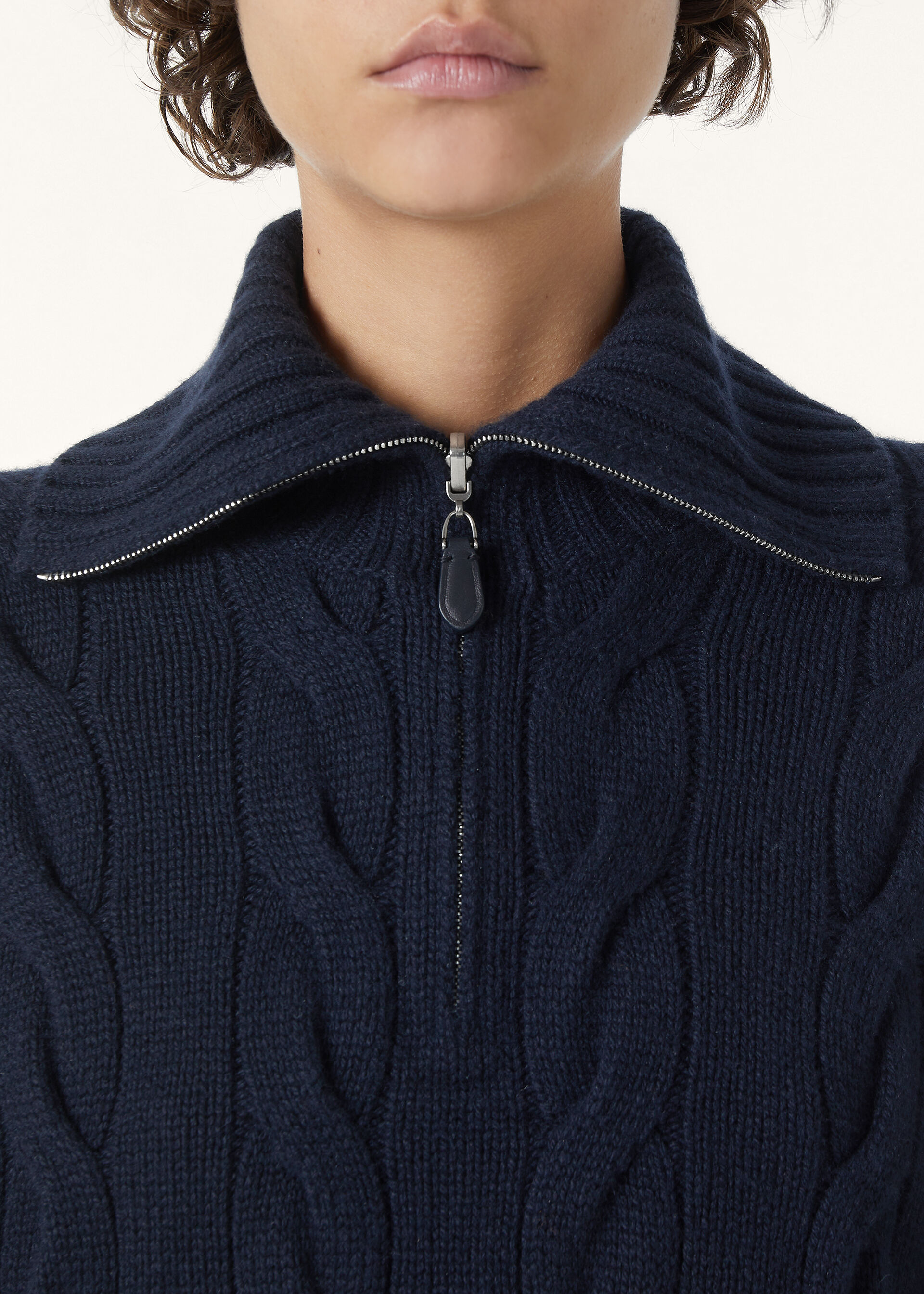 NAPIER HALF NECK SWEATER BABY CASH GG 5
