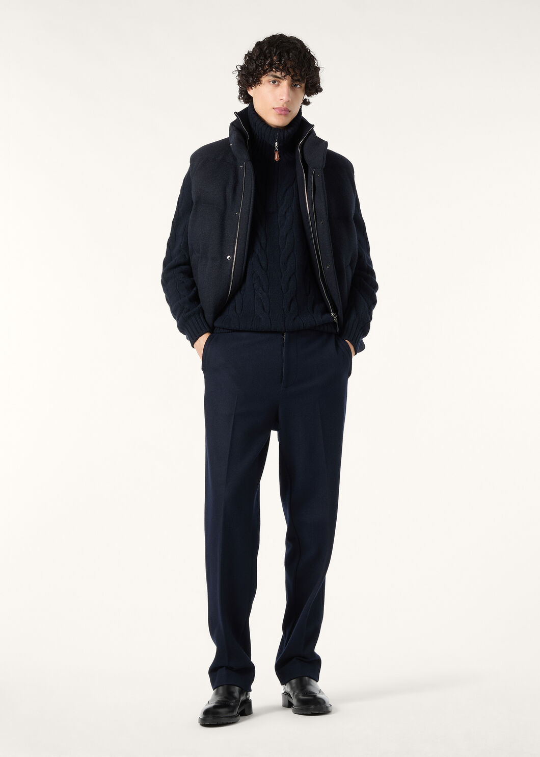 NAPIER HALF NECK SWEATER BABY CASH GG 5