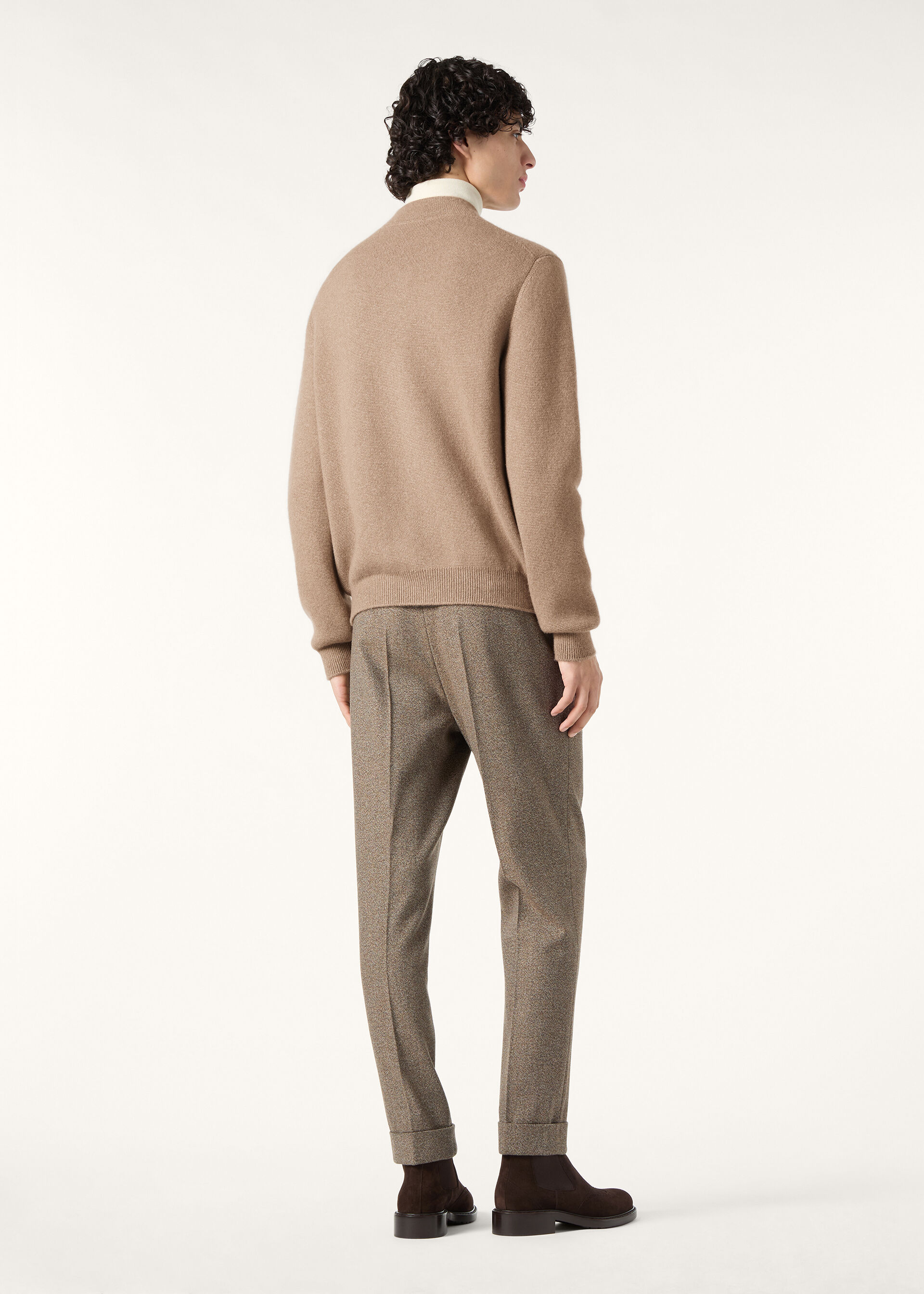 THE RAMBLE BOMBER SWEATER CASH SILK GG 7