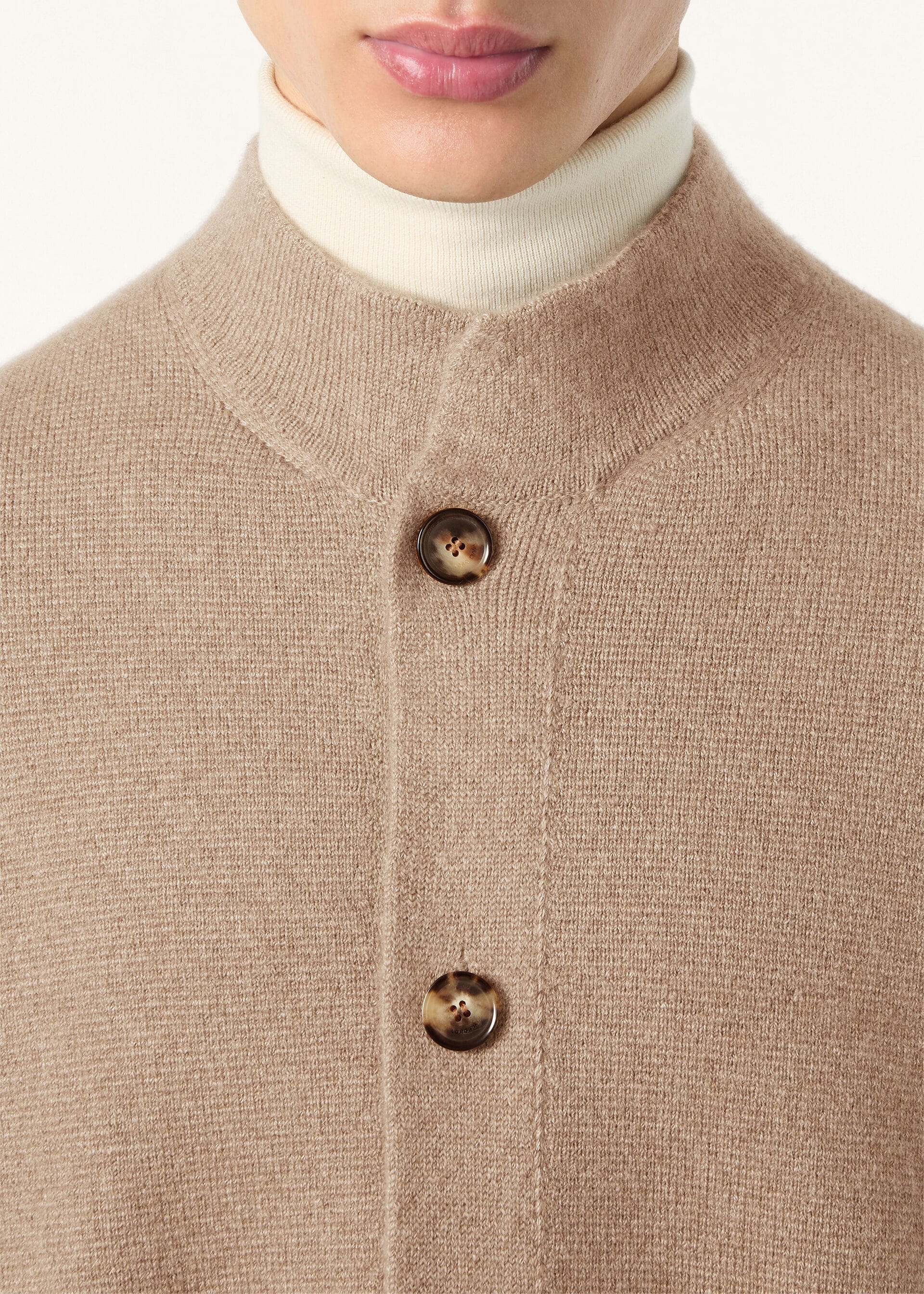 THE RAMBLE BOMBER SWEATER CASH SILK GG 7