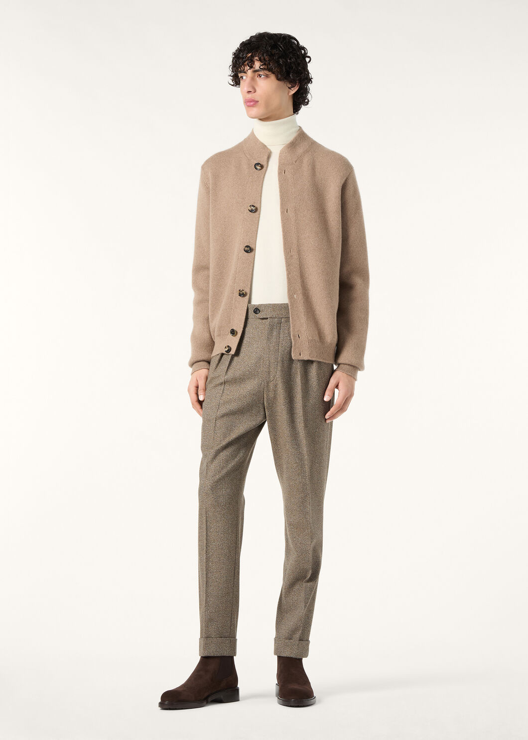 THE RAMBLE BOMBER SWEATER CASH SILK GG 7