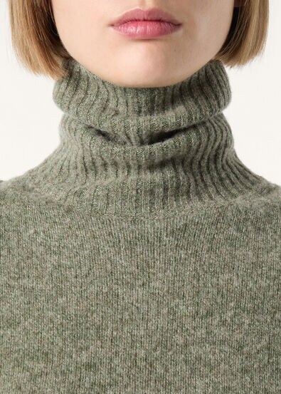 DRUMOAK TURTLENECK SWEATER WOOL GG 7