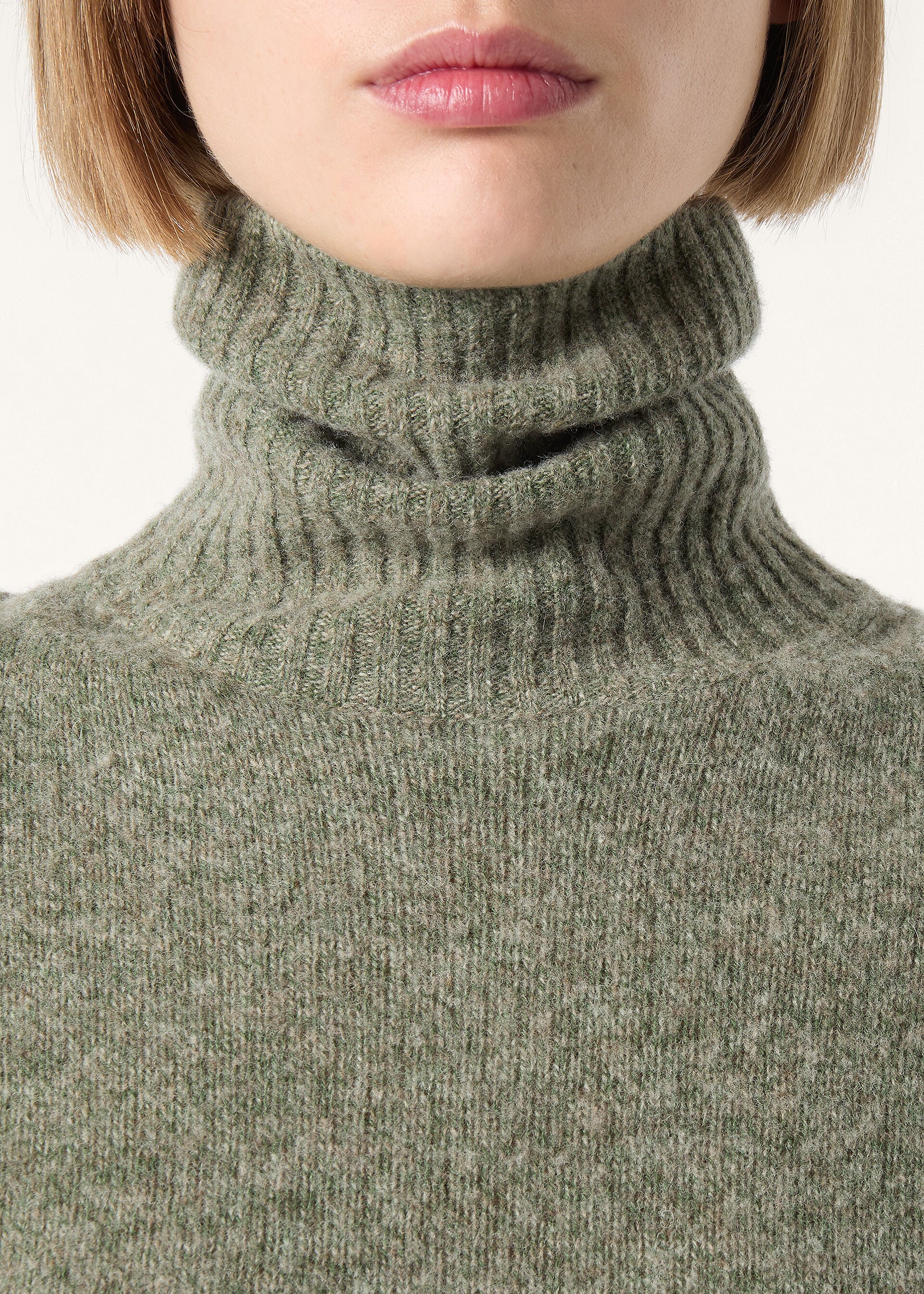 DRUMOAK TURTLENECK SWEATER WOOL GG 7