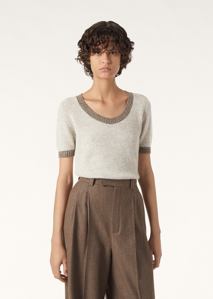SHEEP MEADOW SS ROUNDNECK SWEATER CASH WOOL GG 8_FAP6106_J2A7_3