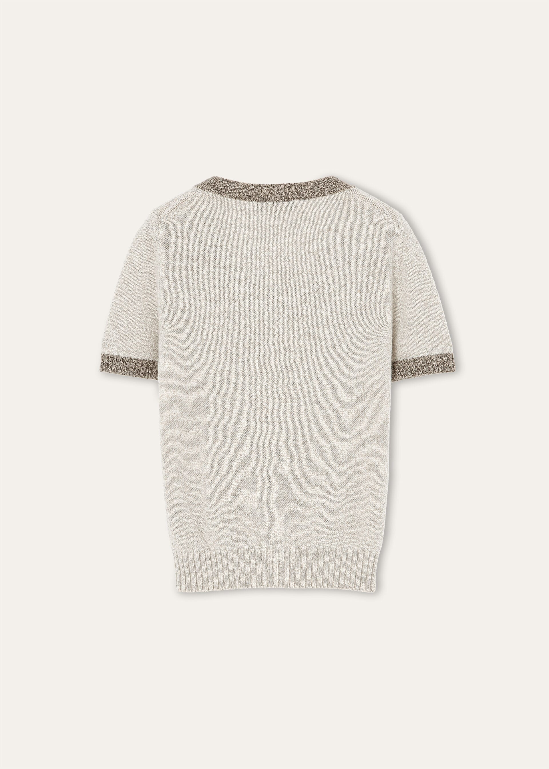 SHEEP MEADOW SS ROUNDNECK SWEATER CASH WOOL GG 8