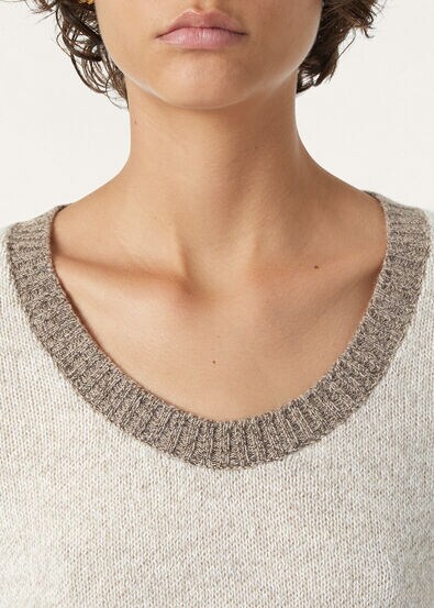 SHEEP MEADOW SS ROUNDNECK SWEATER CASH WOOL GG 8
