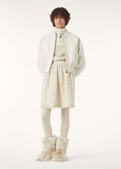 LES MENUIRES HALFNECK SWEATER  FUR WOOL GG 3