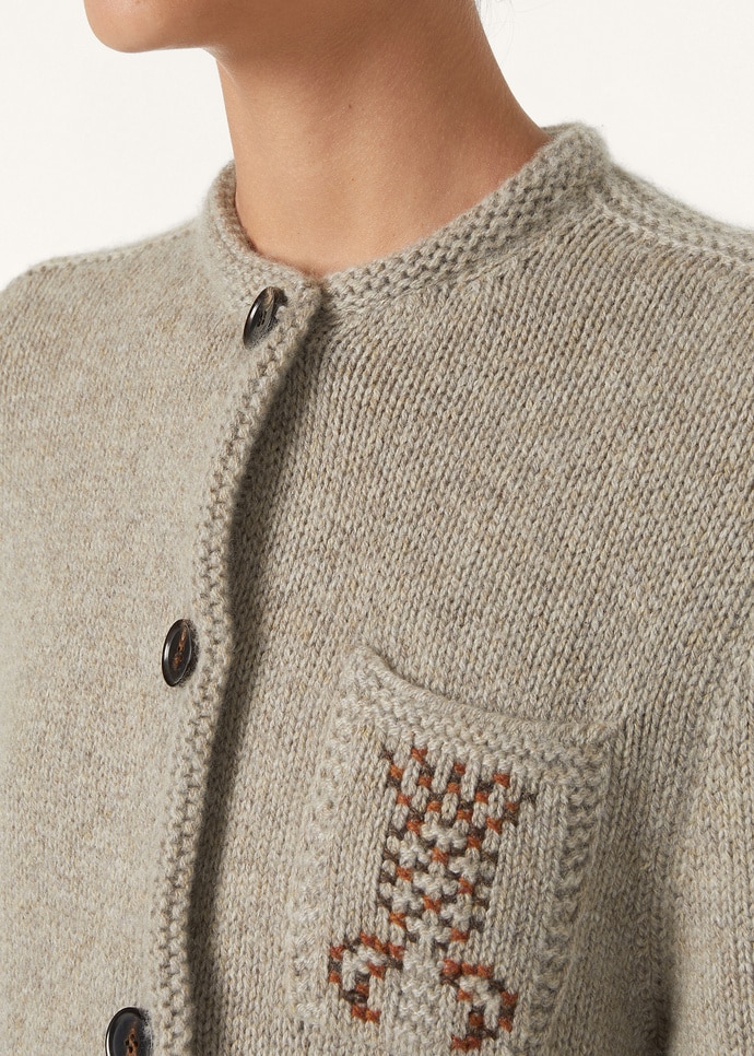 CAREZZA EMBR JACKET MULTICOLOR CROSS STITCH GG 3_FAP6132_J837_2