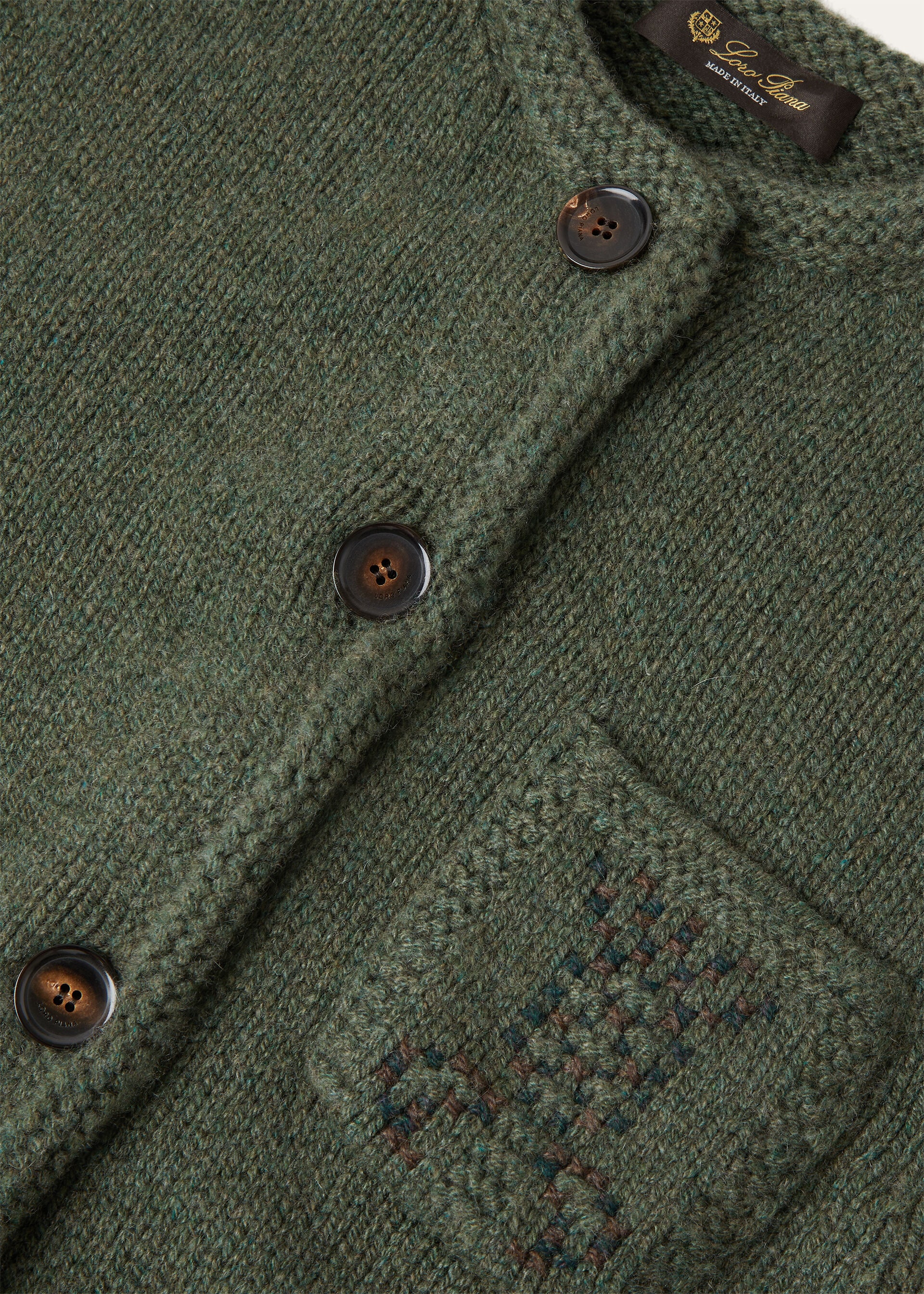 CAREZZA EMBR JACKET MULTICOLOR CROSS STITCH GG 3